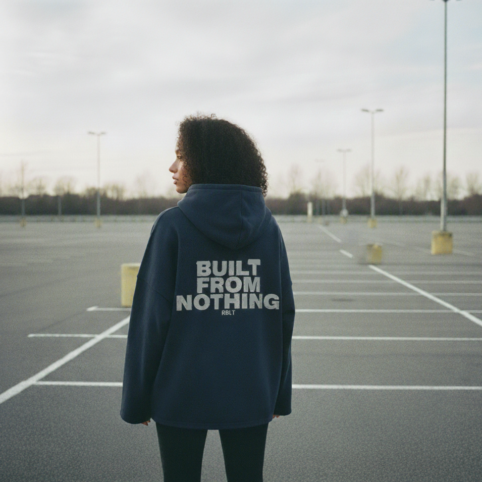 BUILT FROM NOTHING OVERSIZED HOODIE