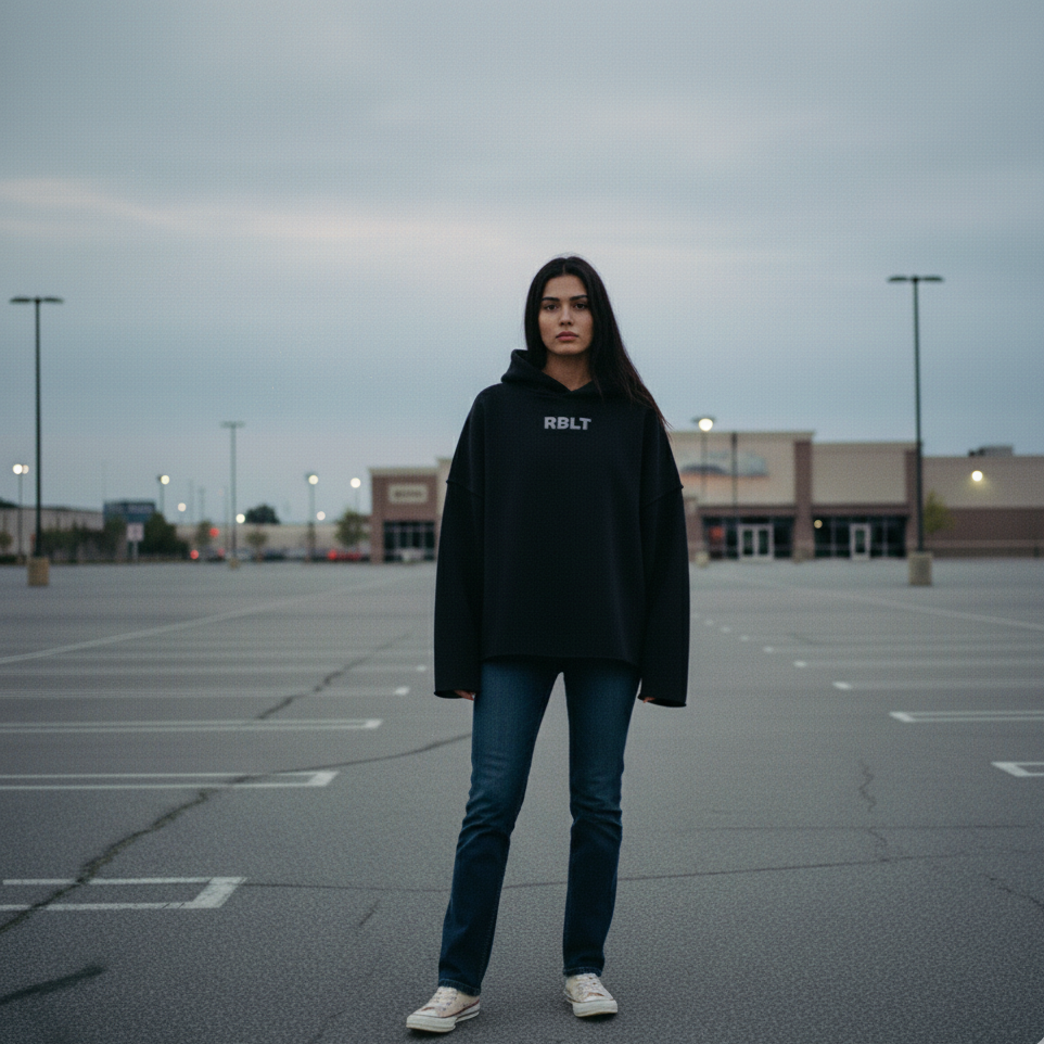 BUILT FROM NOTHING OVERSIZED HOODIE